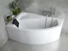 Baignoire acrylique 5en1 asymétrique 140x90 gauche blanc + Voir les images du produit 1