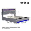 MODFU Boxspringbett 140×200 mit bettkasten,Polsterbett mit Produktbild-Vorschau 6