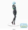 A figurine of Rei Ayanami from Evangelion, standing on a clear display base. Podgląd zdjęcia produktu
