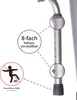 ONVAYA® Badhocker Kunststoff weiß | 150kg | Duschhocker Produktbild-Vorschau 6