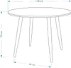 Venture Home Tisch Plaza Walnuss Produktbild-Vorschau 6