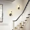 ZMH applique da interno LED nero lampada da parete scala Anteprima dell’immagine prodotto 7
