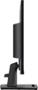 Side view of a black computer monitor on a stand. Produktbild-Vorschau