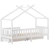 Letto per bambini Merax 90x200 cm con protezione Anteprima dell’immagine prodotto 10