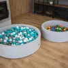 KiddyMoon Bällebad Kinder groß Quadrat 120x30cm mit 300 Produktbild-Vorschau 9