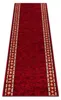 Tapiso Läufer Anti Rutsch Modern Rot Gelb Wohnzimmer 120 x Produktbild-Vorschau 2