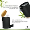 EXITOSO Tretmülleimer mit Softclose-Deckel aus Bambus, 3 l Produktbild-Vorschau 3