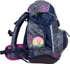 A side view of a child's backpack with a starry pattern. Náhľad obrázku produktu