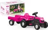 Dolu Einhorn Traktor mit Anhänger Rosa/Schwarz Produktbild-Vorschau 6