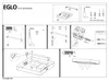 Eglo LED Deckenleuchte Fueva 5 messing 28,5 x 28,5 cm Produktbild-Vorschau 5
