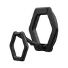 A black magnetic ring stand for a phone, shown against a white background. Produktbild-Vorschau