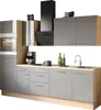 Optifit Küchenzeile ohne Geräte Jonte984 270 cm anthrazit Produktbild-Vorschau 1