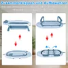 Baignoire pliable pour bébé avec support Thermomètre Tapis Voir les images du produit 5