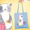 Mr. & Mrs. Panda Tote Bag Weinhändlerin Herz - Sky Blue - Produktbild-Vorschau 2