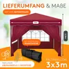 Kronenburg Faltpavillon 3x3m - Wasserfest, UV-Schutz 50+, 4 Produktbild-Vorschau 2