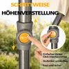 BURI Tropico Sonnenschirm 210x140 cm - Rechteckiger Produktbild-Vorschau 4