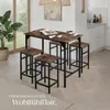TecTake 404306, Holz, 4 Sitz(e) Produktbild-Vorschau 6