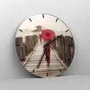 Wanduhr - Rund - Glasuhr - Birma Regenschirm Brücke - Produktbild-Vorschau 4