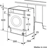 Bosch Serie 6 WKD28543, Frontlader, Integriert, Weiß, Produktbild-Vorschau 7
