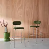 sweeek - 2er-Set Barhocker nussbaumfarbenes Holzdekor, Produktbild-Vorschau 3