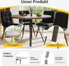 MODFU Esstisch Esszimmertisch Rund 80×80×75cm, Küchentisch Produktbild-Vorschau 3