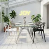 UNO Gartenstuhl in Schwarz, durchbrochenes Design, mit Produktbild-Vorschau 7