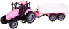 Farm Traktor m Hänger pink Rückzug Licht/Ton 25cm Produktbild-Vorschau 19