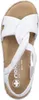 Rieker Damen Sandalen Keilsandaletten Modeschuhe weiß 38 Produktbild-Vorschau 25