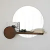 Skye Decor, Points - Walnut, Spiegel, 100 % MASSIVES HOLZ, Produktbild-Vorschau 2