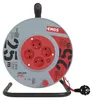 Prodlužovací kabel na bubnu 25 m / 4 zásuvky / červený / PVC / 230 V / 1 mm2 Anteprima dell’immagine prodotto