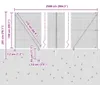 vidaXL Zaunpfosten, Grau, passend für Zaunfeld 250 x 150 Produktbild-Vorschau 8
