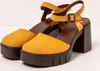 Art Sandalen mit Absatz Damen 1991 NOBUCK HONEY / EIVISSA Produktbild-Vorschau 2