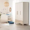 Armadio per bambini a 3 ante, modello Sidney, con un'ampia Anteprima dell’immagine prodotto 2