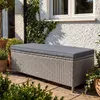 di volio Gartenbank Sitzbank Mit Stauraum Wetterfeste Produktbild-Vorschau 3