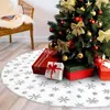 Weihnachtsbaum Decke 120 cm – Christbaumdecke mit Silbernen Produktbild-Vorschau 1