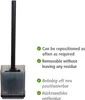 WENKO Vacuum-Loc® WC-Garnitur Mod. Quadro Schwarz, Produktbild-Vorschau 4
