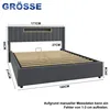 MODFU Polsterbett 160×200 Samt,Jugendbett mit großem Produktbild-Vorschau 6