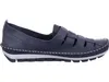 Gemini Damen Slipper Leder Flechtoptik Klettverschluss Produktbild-Vorschau 4