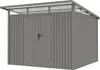 Metall Gerätehaus Modell Skylight 5,80 m² Alu Grau Produktbild-Vorschau 5