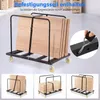 Carrito de transporte COSTWAY, capacidad de hasta 815 kg, Vista previa de la imagen del producto 6