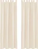Two beige curtains hanging vertically against a white background. Anteprima dell’immagine prodotto