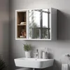 A bathroom vanity with a sink and a wall-mounted cabinet. Náhled obrázku produktu