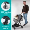 Hundebuggy für kleine PKW  Innopet City Grau  kompakter Produktbild-Vorschau 4