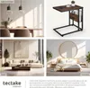 Table d’appoint WIGAN 55x36,5x60cm - Bois foncé industriel, Voir les images du produit 7