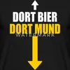 Spreadshirt Dortmund Humor Hier Bier Dort Mund Stadionhumor Produktbild-Vorschau 2