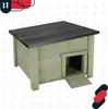 KOTARBAU® Drevený domček pre ježka na záhradu 38 x 38 cm Náhľad obrázku produktu 5