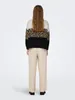 ONLY Leopardenmuster Pullover mit Rundhals im Colorblock Produktbild-Vorschau 3