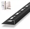 Dalsys Fliesenschiene Eckprofil 2,5m x 10mm Schwarz Alu Produktbild-Vorschau 1