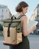 Inateck RollTop Rucksack 25L-30L für Uni Fahrrad Freizeit Produktbild-Vorschau 7
