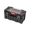 A black tool case with a clear lid and red dividers, shown against a white background. Náhled obrázku produktu